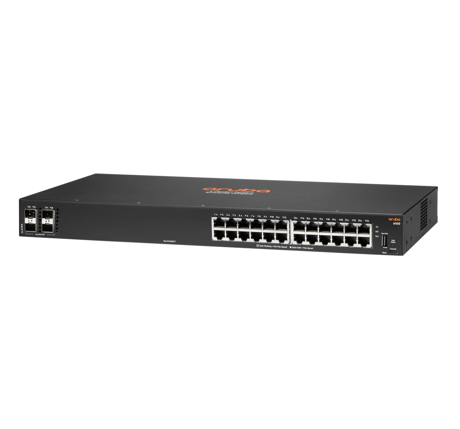 HPE Aruba 6100 24G 4SFP+ Switch - Switch - managed