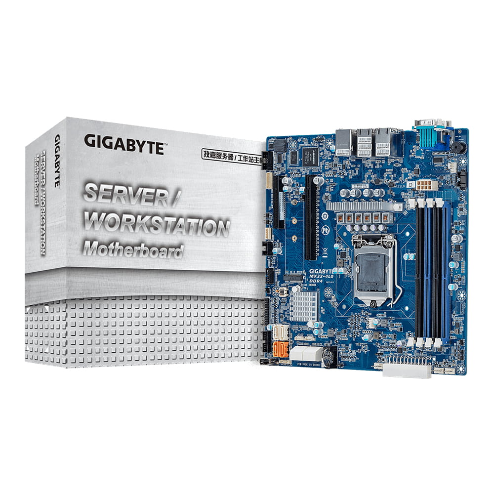 Gigabyte MX32-4L0 - 1.0 - Motherboard - micro ATX