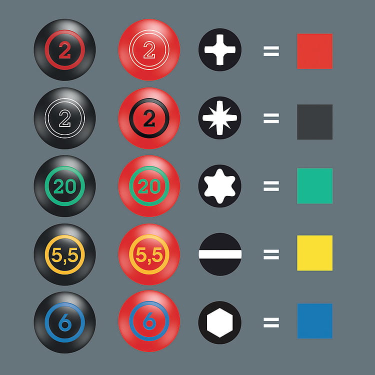 Wera 334/6 Kraftform - Grün