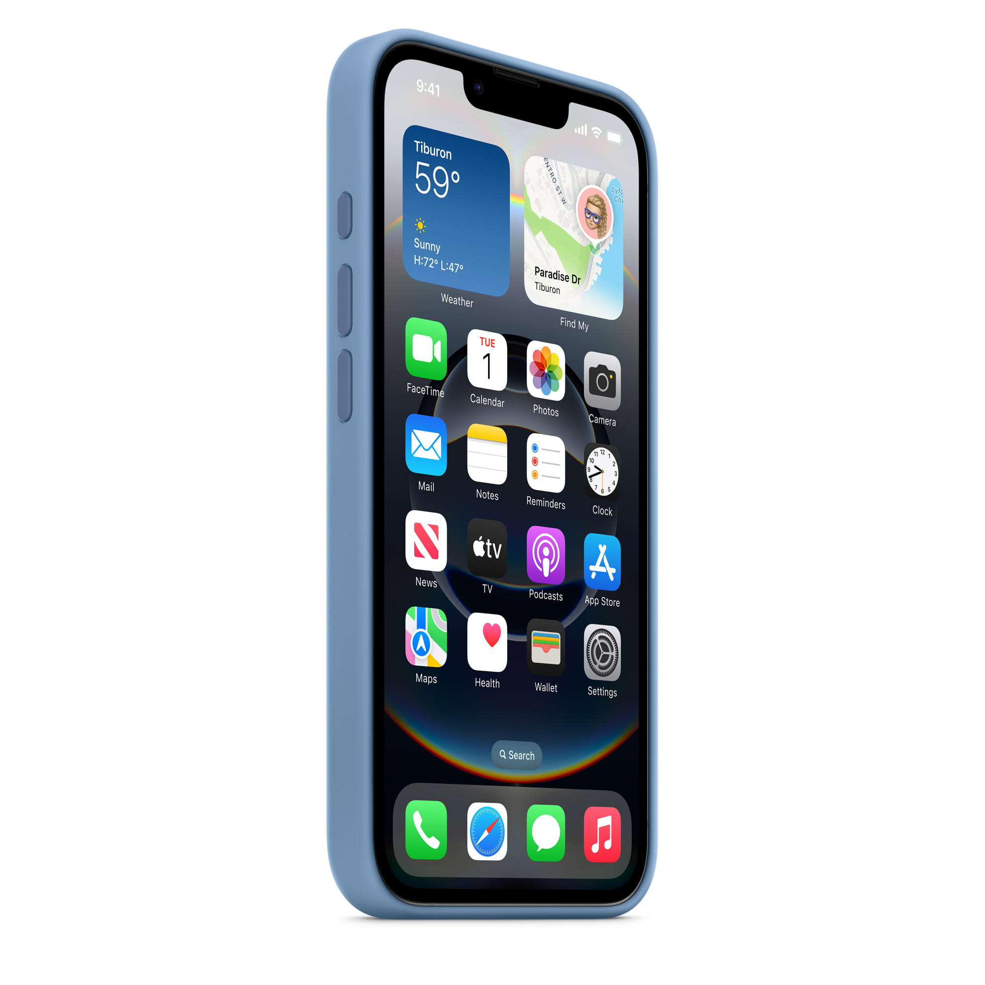 Apple Hintere Abdeckung für Mobiltelefon - Silikon
