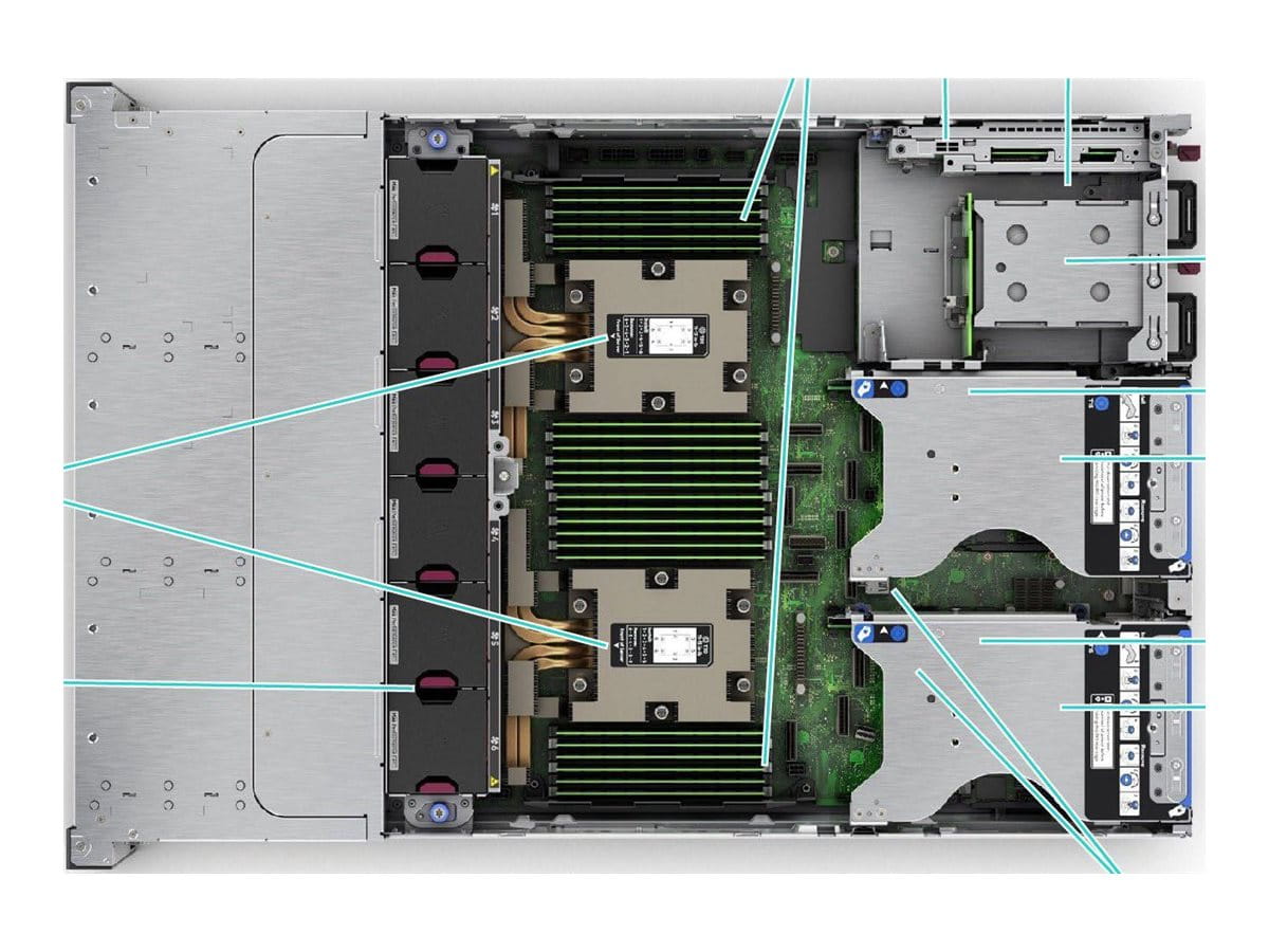 HPE ProLiant DL385 Gen11 - Server - Rack-Montage - 2U - zweiweg - 1 x EPYC 9224 / 2.5 GHz - RAM 32 GB - SATA/SAS/NVMe - Hot-Swap 6.4 cm (2.5") HPE ProLiant DL385 Gen11 - Server - Rack-Montage - 2U - zweiweg - 1 x EPYC 9224 / 2.5 GHz - RAM 32 GB - SATA/SAS/NVMe - Hot-Swap 6.4 cm (2.5")