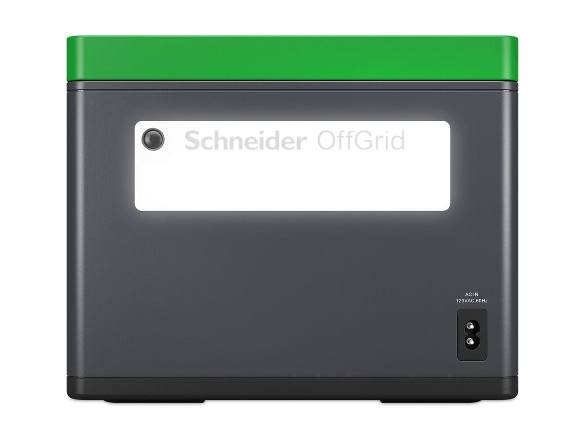 APC Schneider OffGrid 500 - Tragbares kraftwerk - LCD, Lithium-Ionen, 2 CEE 7/3 Schuko-Steckdosen, Sinuswelle, 3 USB-A, 2 USB-C, kabelloses Ladegerät