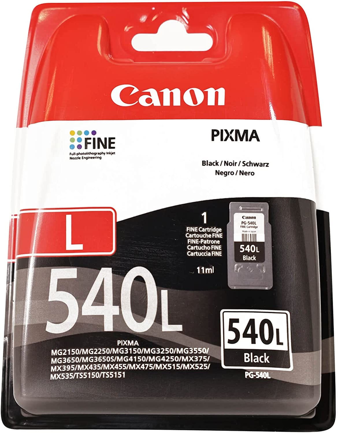 Canon PG-540L - 11 ml - L-Größe - Schwarz - original