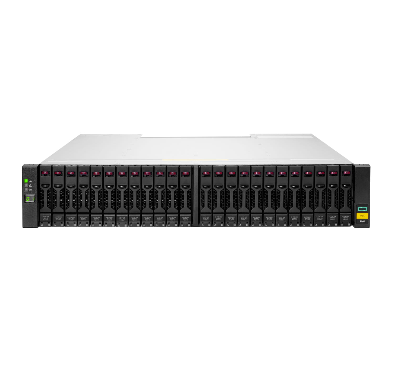 HPE Modular Smart Array 2062 10GbE iSCSI SFF Storage - Festplatten-Array - 3.84 TB - 24 Schächte (SAS-3)