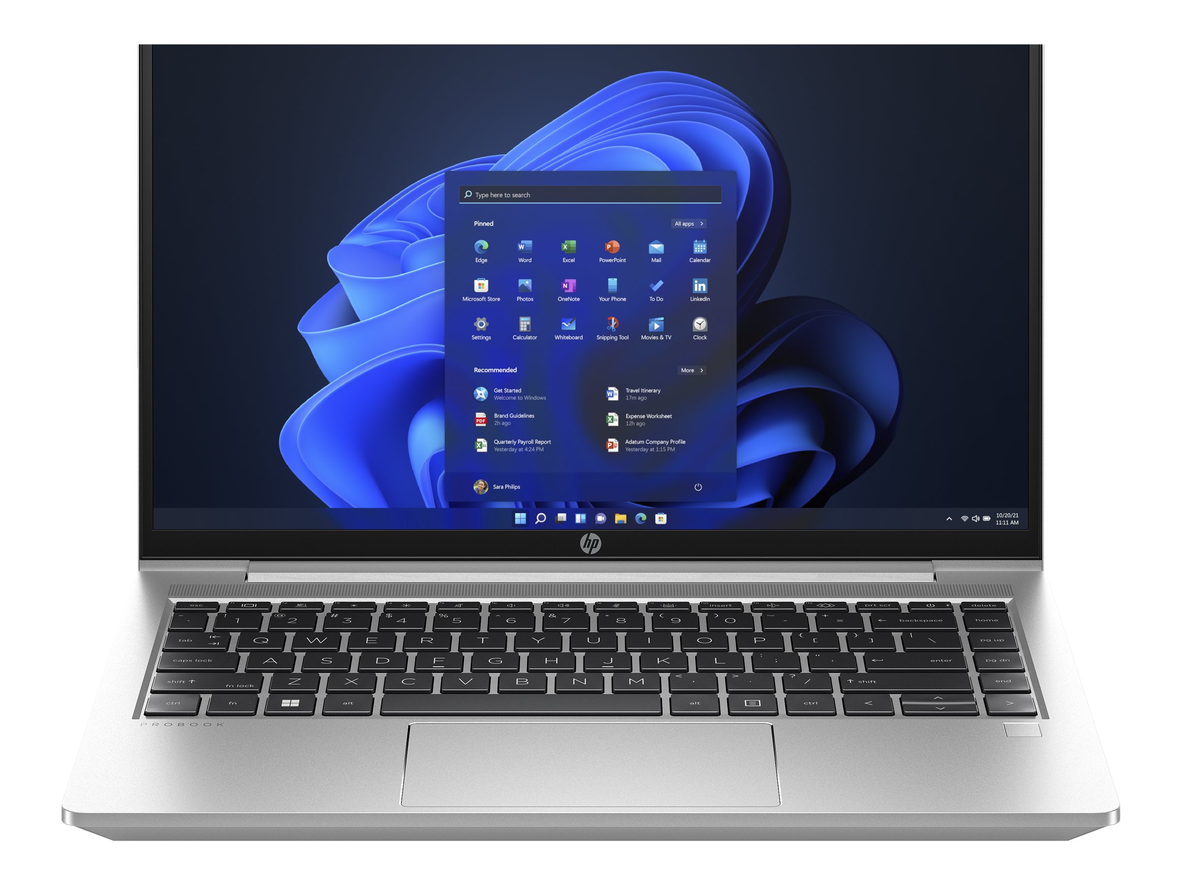 HP ProBook 440 G10 Notebook - 180°-Scharnierdesign - Intel Core i5 1335U / 1.3 GHz - Win 11 Pro - Intel Iris Xe Grafikkarte - 16 GB RAM - 512 GB SSD NVMe, HP Value - 35.6 cm (14")