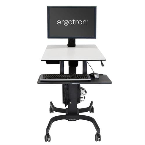 Ergotron WorkFit-C Single HD - Sitz-/Steh-Arbeitsplatz