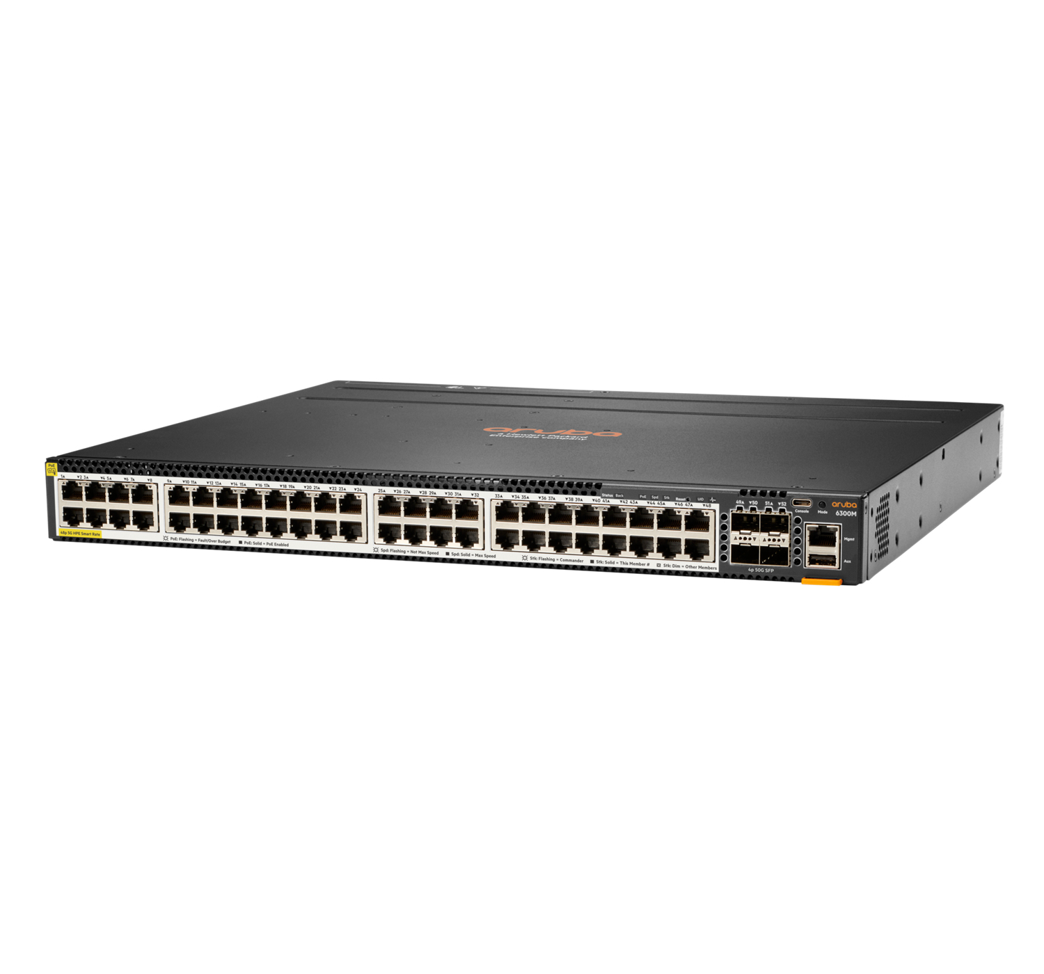 HPE Aruba 6300M - Switch - L3 - managed - 48 x 100/1000/2.5G/5G (PoE+)