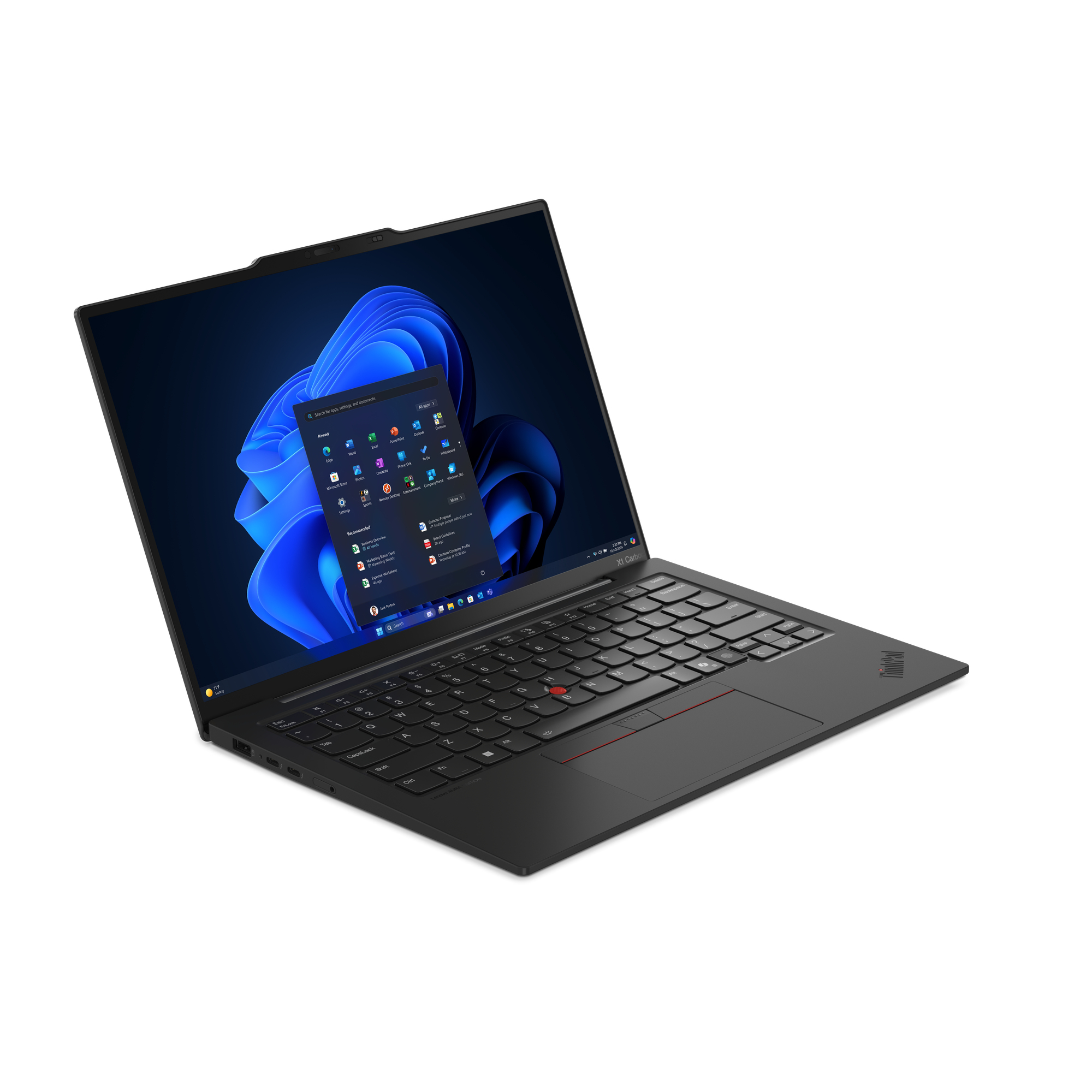 Lenovo ThinkPad X1 Carbon Gen 13 21NS - 180°-Scharnierdesign - Intel Core Ultra 7 258V / 2.2 GHz - Evo - Win 11 Pro - Intel Arc Graphics 140V - 32 GB RAM - 2 TB SSD TCG Opal Encryption 2, NVMe, Performance - 35.6 cm (14")