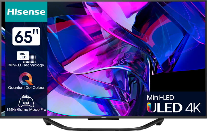 Hisense 65U7KQ - 165 cm (65") Diagonalklasse U7KQ Series LCD-TV mit LED-Hintergrundbeleuchtung - QLED - Smart TV - VIDAA - 4K UHD (2160p)