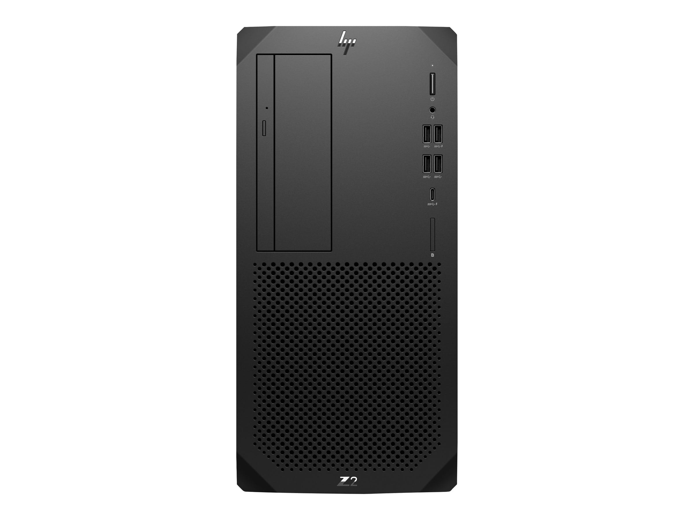 HP Workstation Z2 G9 - Tower - 4U - 1 x Core i9 i9-14900 / 2 GHz - RAM 32 GB - SSD 1 TB - HP Z Turbo Drive, NVMe, TLC - UHD Graphics 770 - 1GbE - Win 11 Pro - Monitor: keiner - Tastatur: Deutsch - Schwarz - mit HP Wolf Pro Security Ed