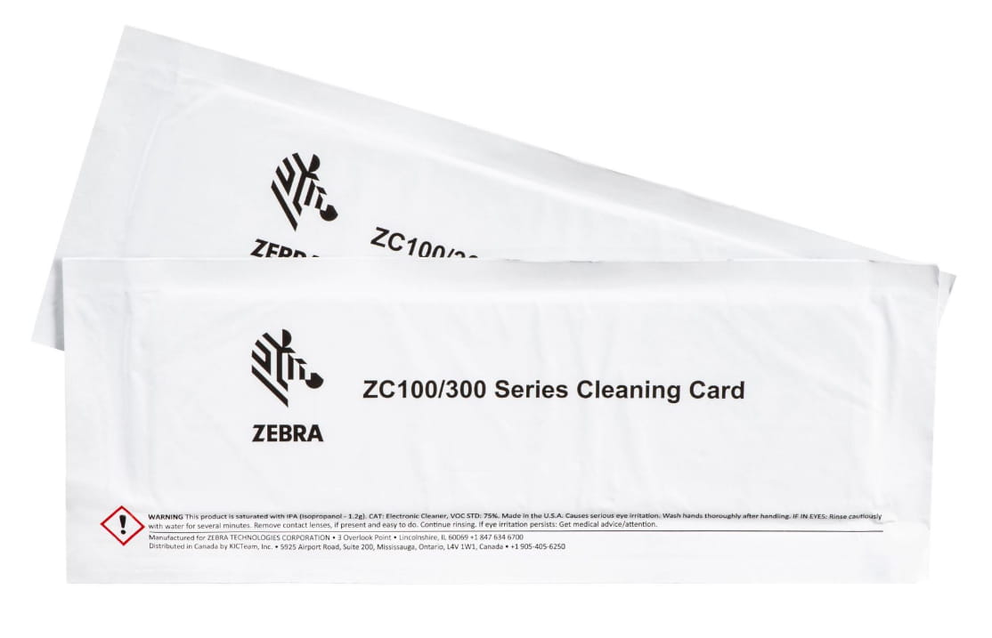 Zebra Druckerreinigungskarte (Packung mit 2)