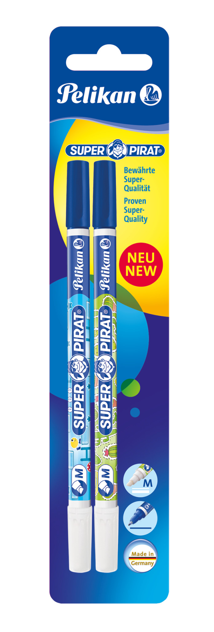 Pelikan 811576, Mehrfarbig, Sichtverpackung, 3 Stück(e), Deutschland