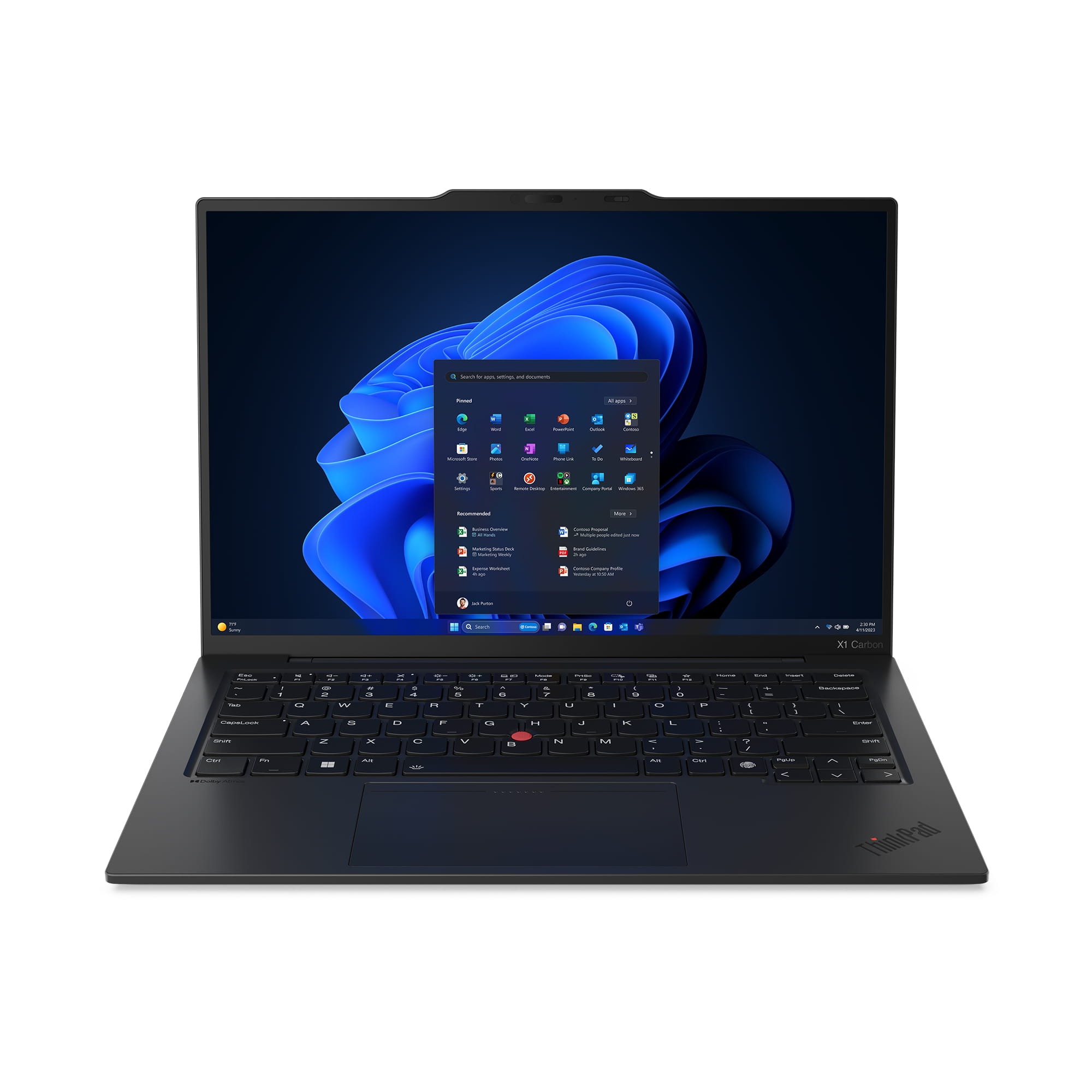 Lenovo ThinkPad X1 Carbon Gen 12 21KC - 180°-Scharnierdesign - Intel Core Ultra 7 155U / 1.7 GHz - Evo - Win 11 Pro - Intel Graphics - 32 GB RAM - 1 TB SSD TCG Opal Encryption 2, NVMe, Performance - 35.6 cm (14")