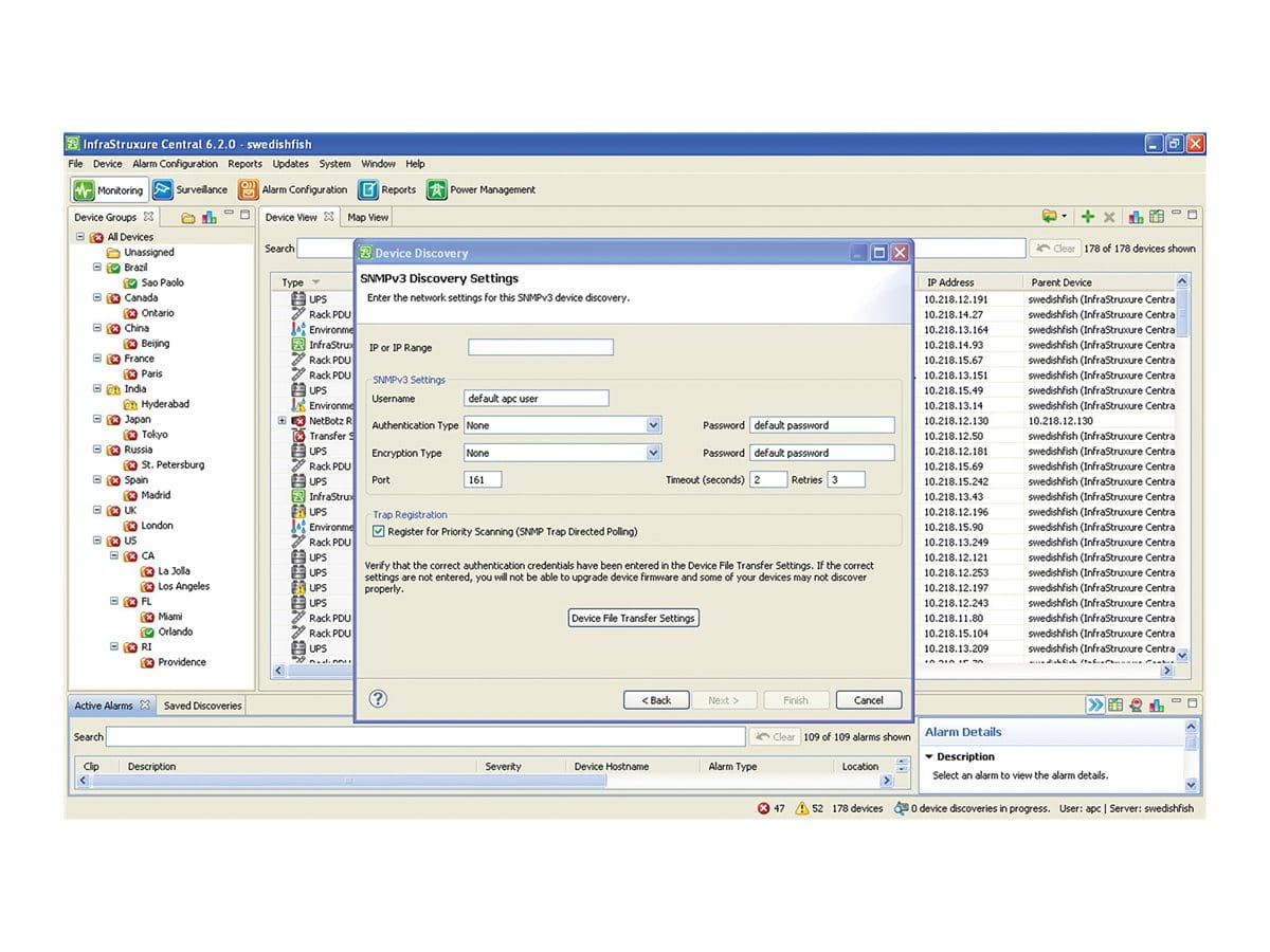 APC InfraStruXure Central Basic - Netzwerk-Verwaltungsgerät