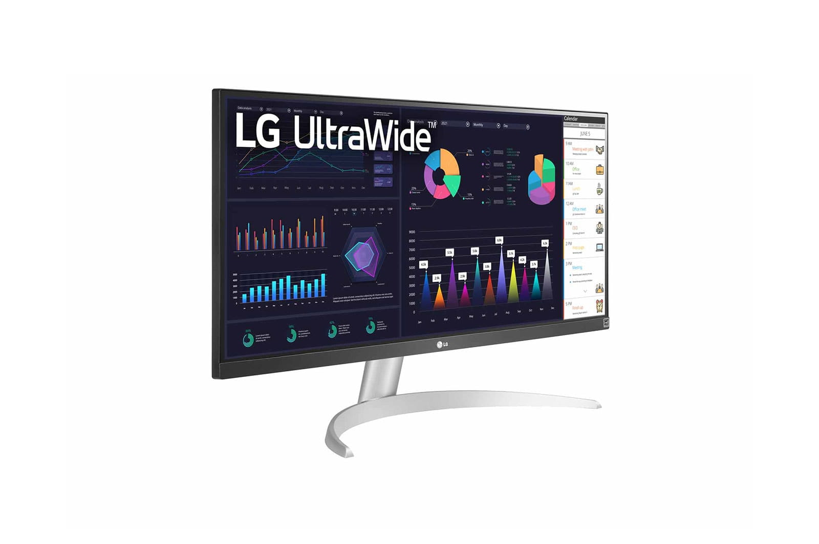 LG 29WQ600-W - LED-Monitor - 73 cm (29") - 2560 x 1080 UWFHD @ 100 Hz