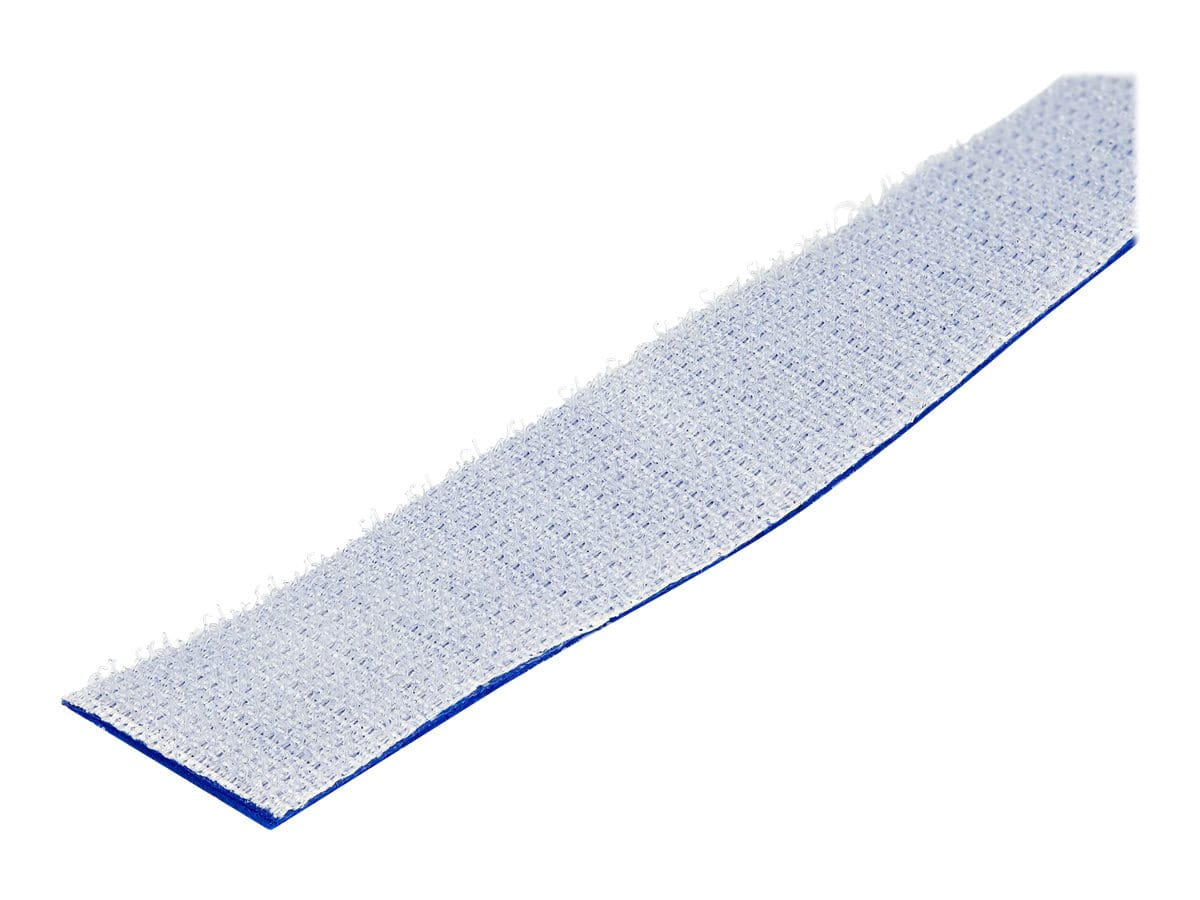 StarTech.com HKLP50BL Klettkabelbinder (15m, frei zuschneidbar & wiederverwendbar) blau