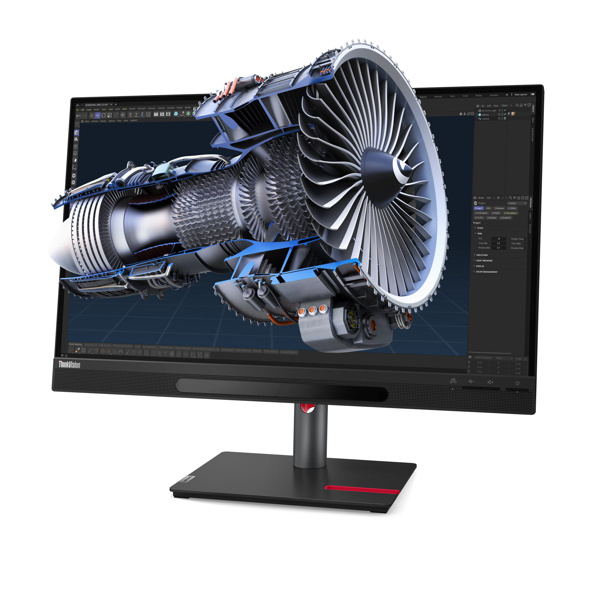 Lenovo ThinkVision 27 3D - LED-Monitor - 68.6 cm (27")