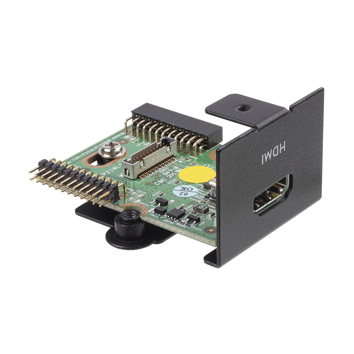 Shuttle DHD11, HDMI 2.0 Port daughter board für embedded Box-PCs, HDMI, Schwarz, 1 Stück(e)
