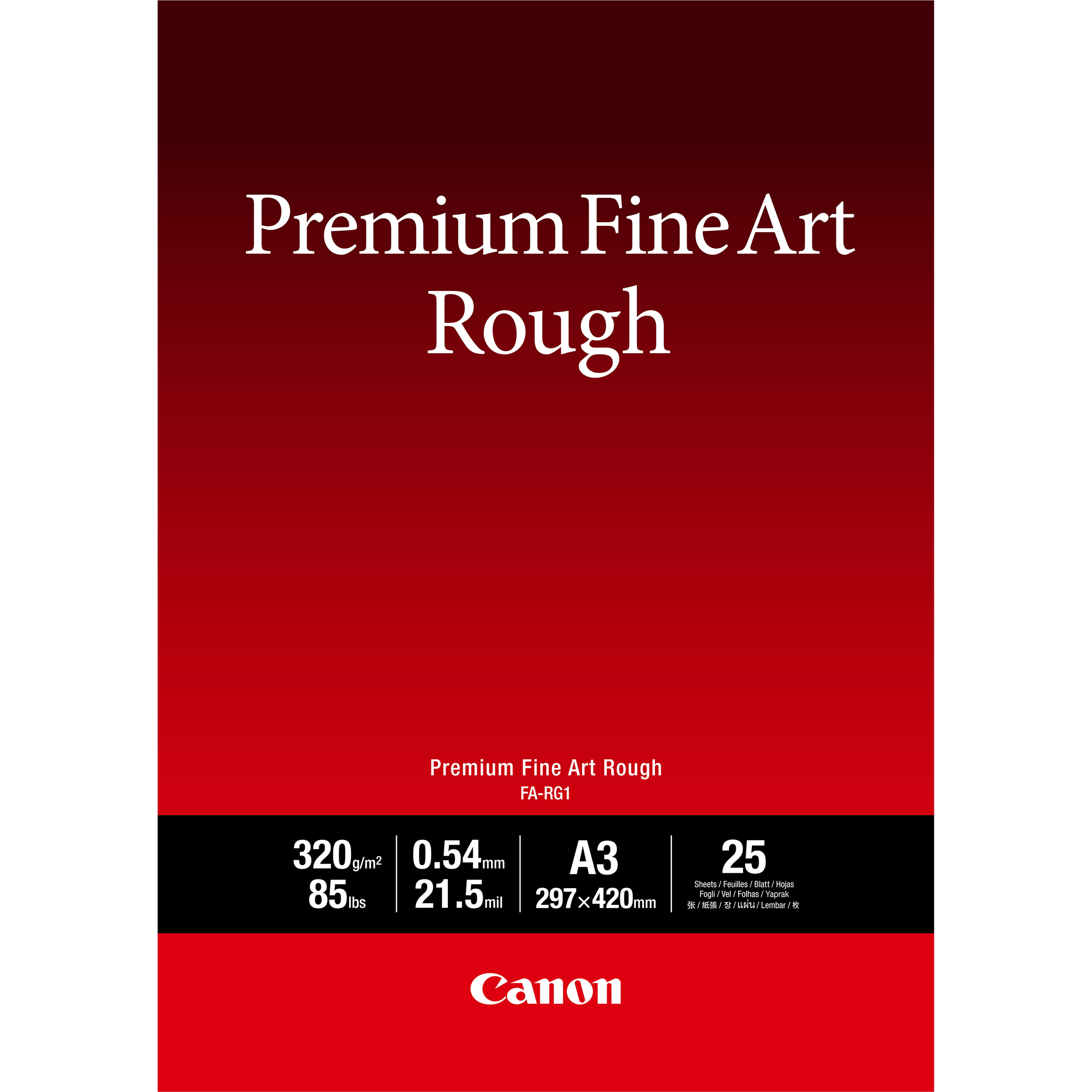 Canon Premium FA-RG1 - Rough - 21,5 mil - A3 (297 x 420 mm)