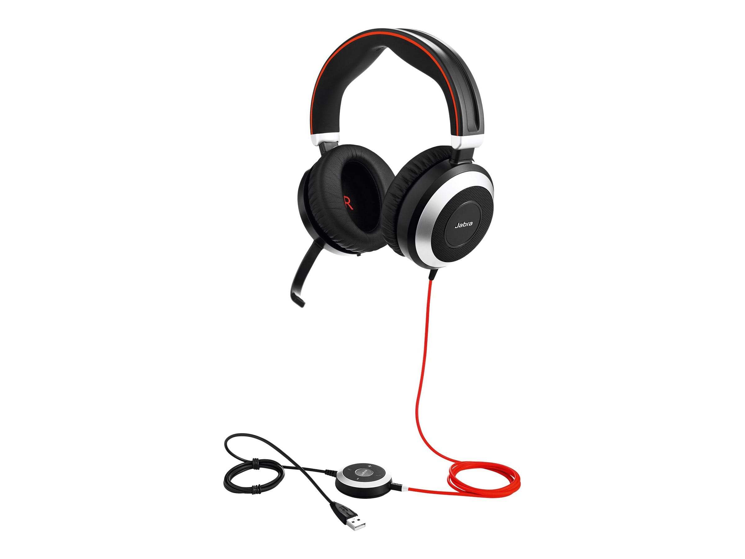 Jabra Evolve 80 MS stereo - Headset - ohrumschließend