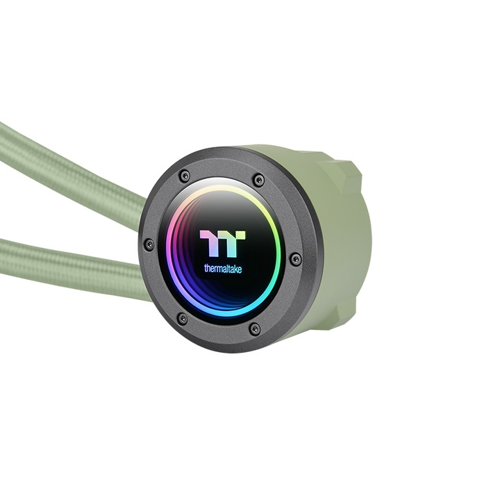 Thermaltake TH280 V2 ARGB Sync - Matcha Green Edition - Prozessor-Flüssigkeitskühlsystem - Kühlergröße: 280 mm - (für: LGA1156, AM2, AM2+, AM3, LGA1155, AM3+, LGA2011, LGA1150, LGA1151, AM4, LGA2066, LGA1200, LGA1700, AM5)