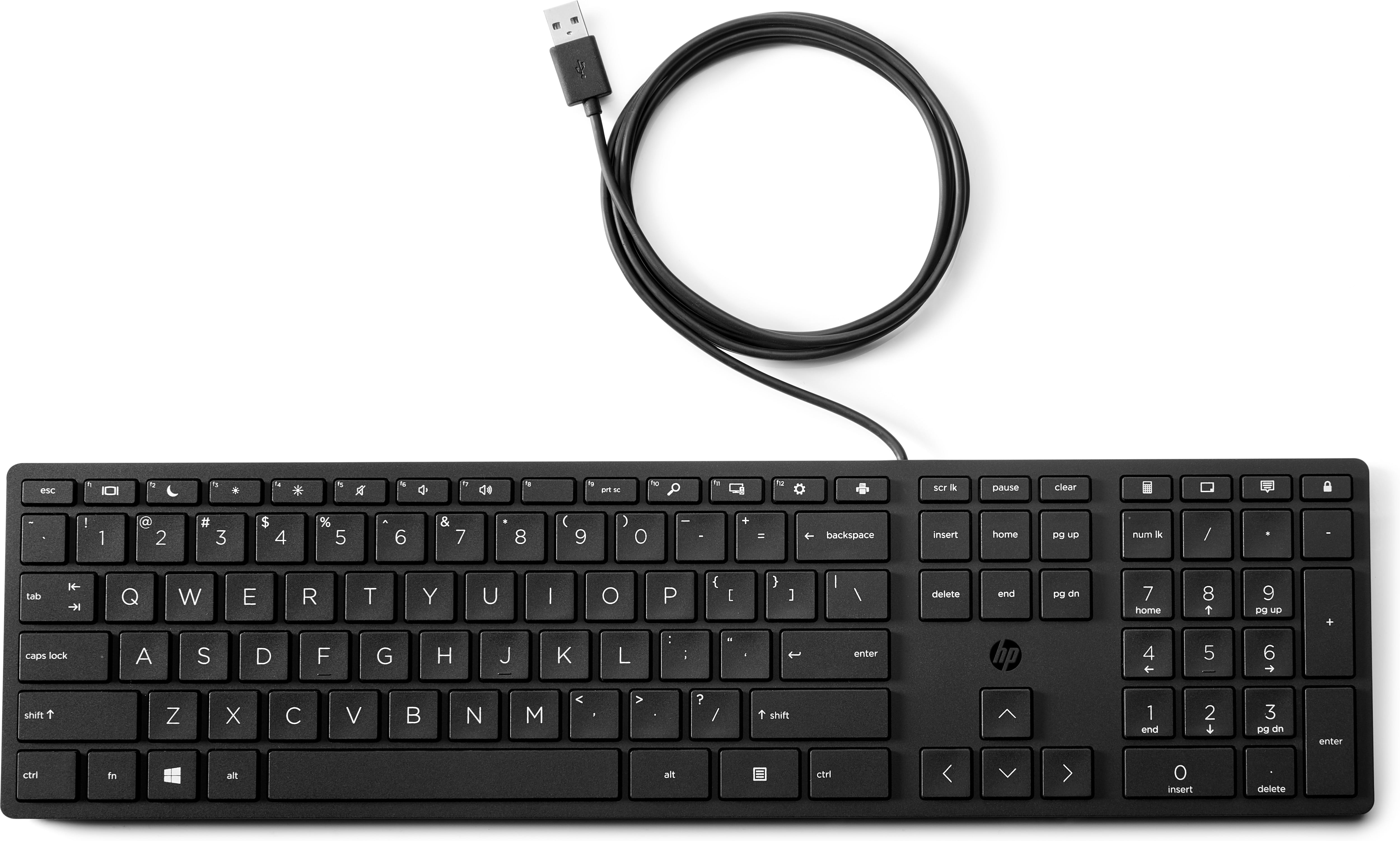 HP Desktop 320K - Tastatur - USB - QWERTY - Englisch