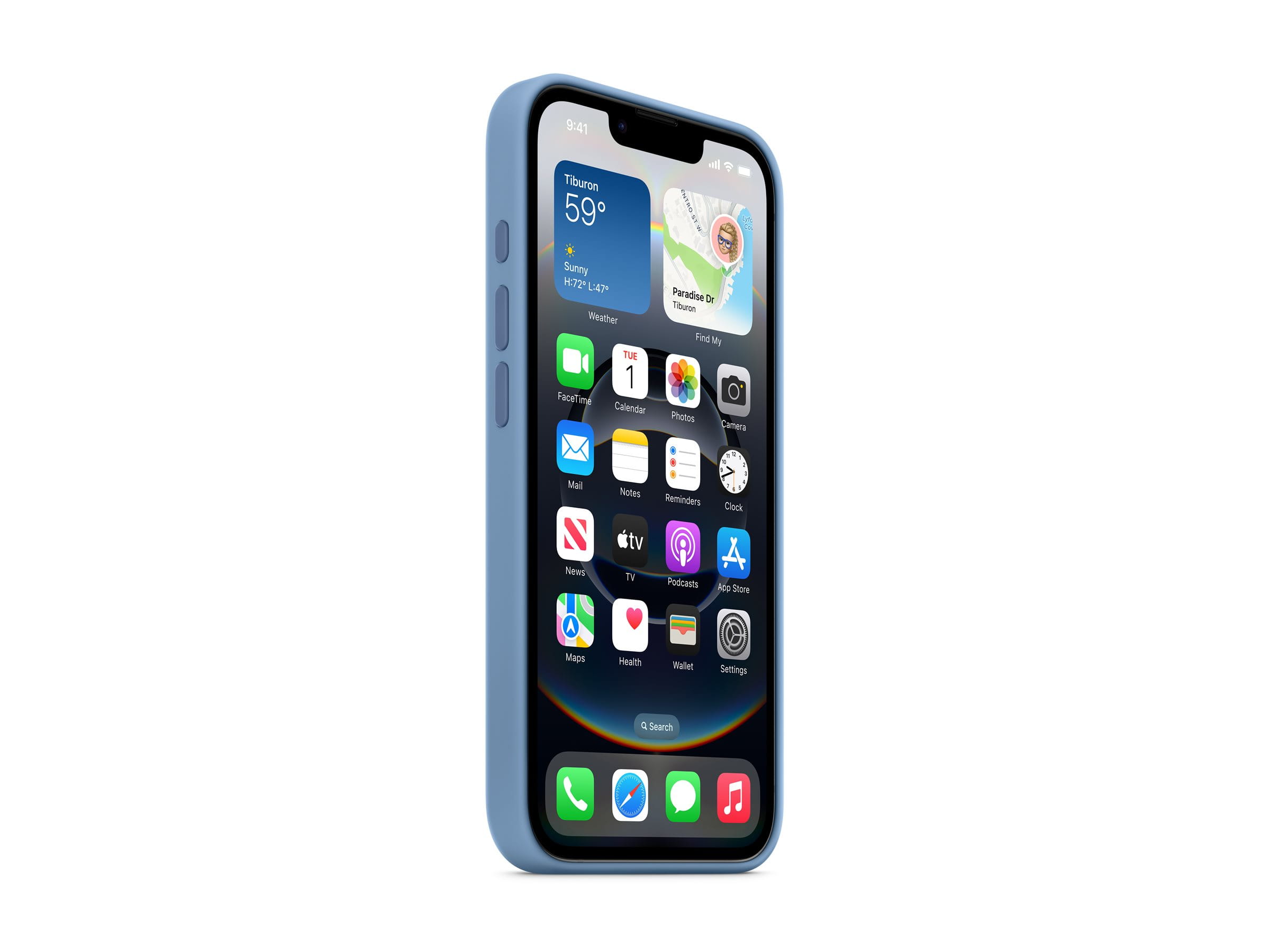 Apple Hintere Abdeckung für Mobiltelefon - Silikon
