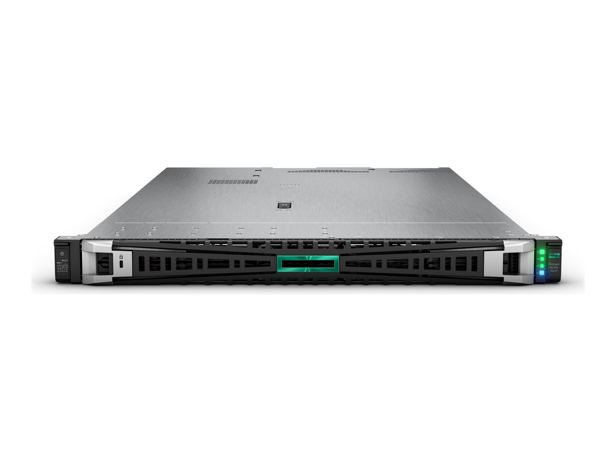 HPE ProLiant DL360 Gen11 - Server - Rack-Montage - 1U - zweiweg - 1 x Xeon Silver 4510 / 2.4 GHz - RAM 64 GB - SATA/SAS/PCI Express - Hot-Swap 6.4 cm (2.5") (Smart Choice)