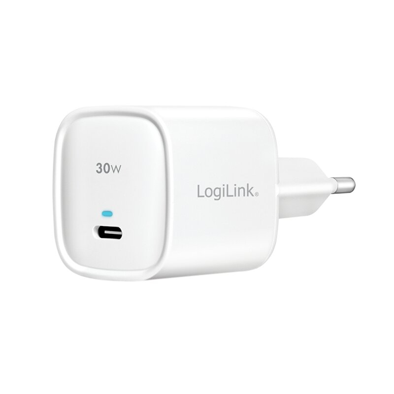 LogiLink Netzteil - PPS Technology - 30 Watt - 3 A - PD (24 pin USB-C)