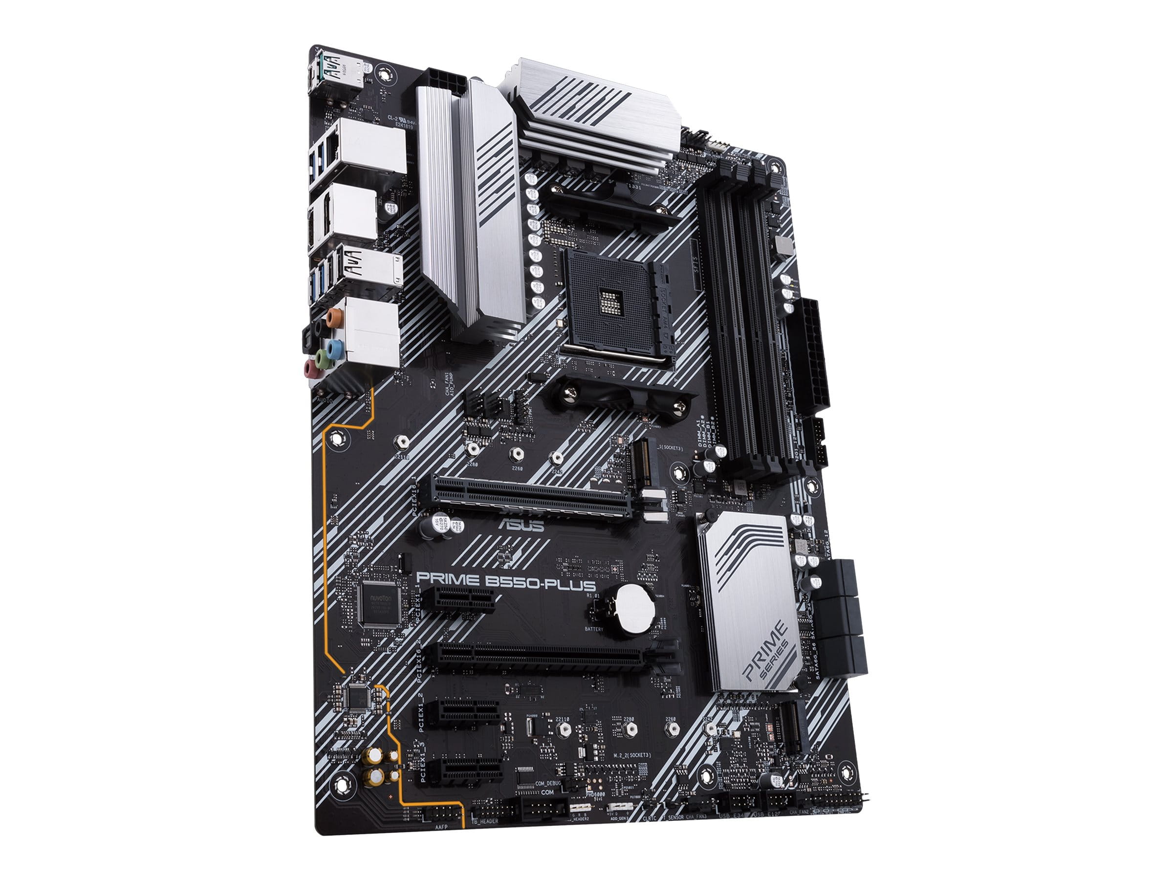 ASUS PRIME B550-PLUS - Motherboard - ATX - Socket AM4 - AMD B550 Chipsatz - USB-C Gen2, USB 3.2 Gen 1, USB 3.2 Gen 2 - Gigabit LAN - Onboard-Grafik (CPU erforderlich)