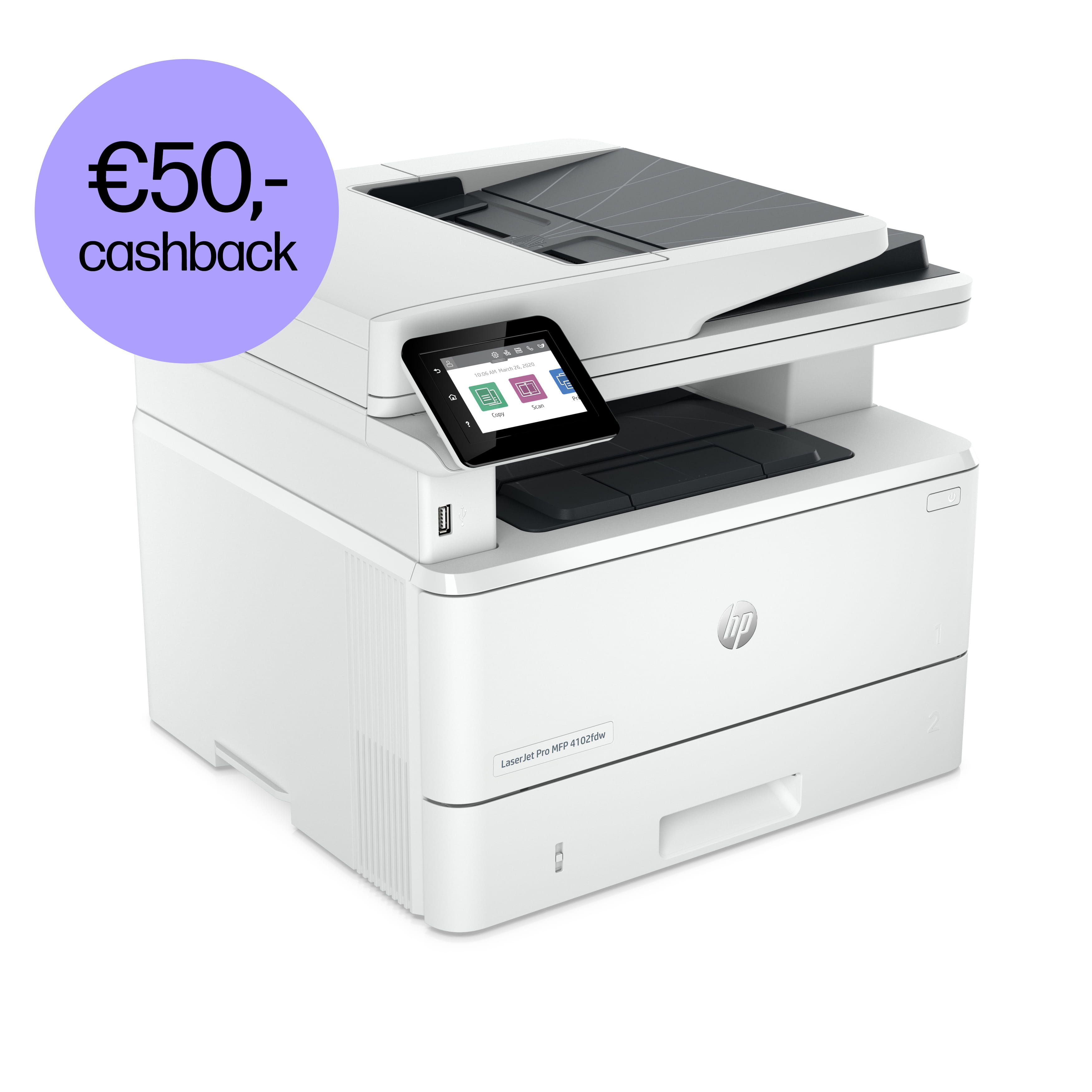 HP LaserJet Pro MFP 4102fdw - Multifunktionsdrucker - s/w - Laser - Legal (216 x 356 mm)