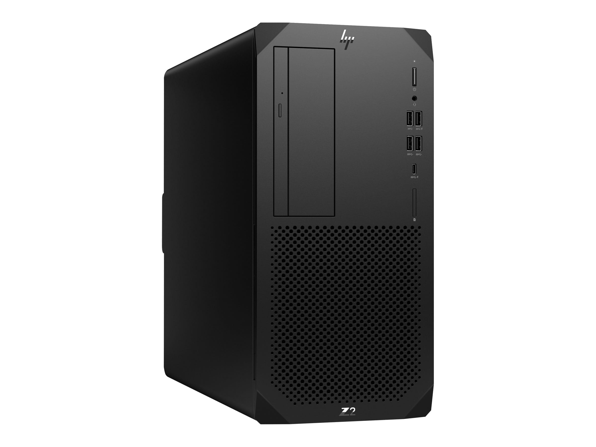 HP Workstation Z2 G9 - Tower - 4U - 1 x Core i7 i7-14700K / 3.4 GHz - RAM 32 GB - SSD 1 TB - HP Z Turbo Drive, NVMe, TLC - RTX A4000 - 1GbE - Win 11 Pro - Monitor: keiner - Tastatur: Deutsch - Schwarz - mit HP Wolf Pro Security Editio