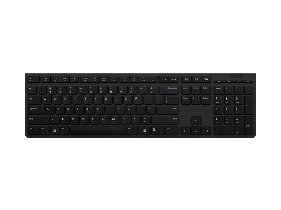 Lenovo Professional - Tastatur - kabellos - Bluetooth, 2.4 GHz