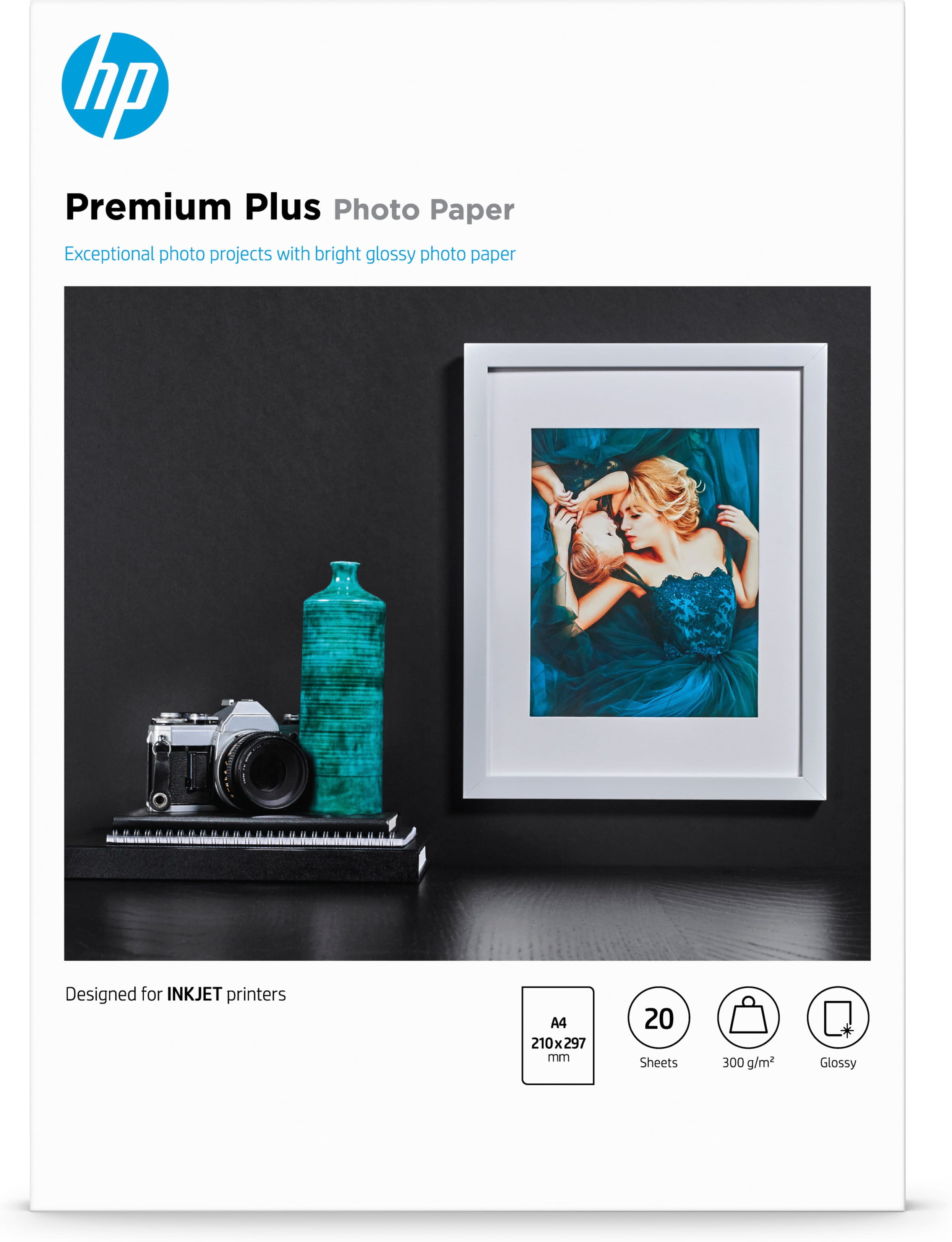 HP Premium Plus Photo Paper - Glänzend - A4 (210 x 297 mm)