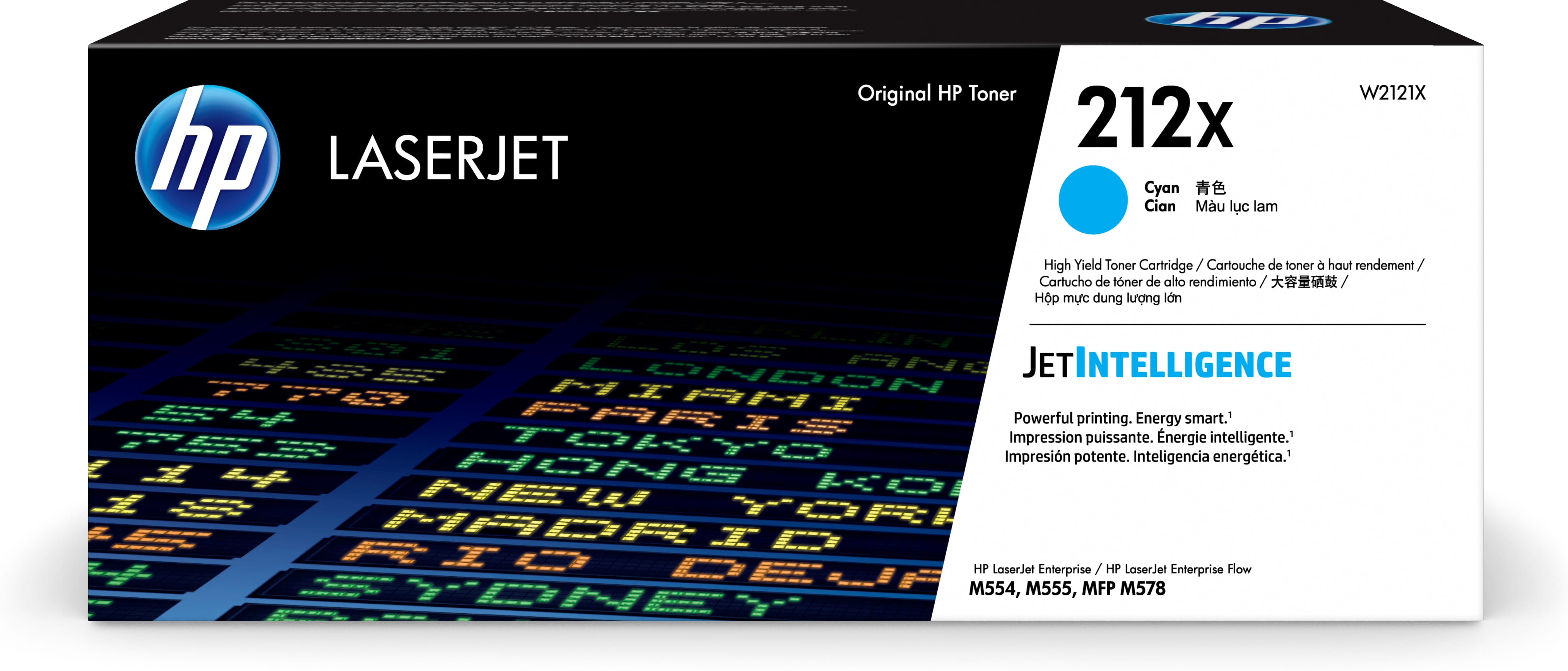HP 212X - Hohe Ergiebigkeit - Cyan - original - LaserJet - Tonerpatrone (W2121X)