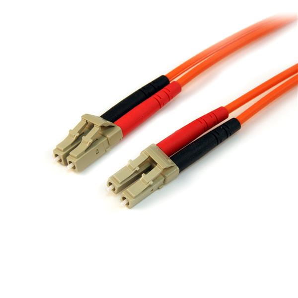StarTech.com 10m Fiber Optic Cable - Multimode Duplex 50/125 - LSZH - LC/LC - OM2 - LC to LC Fiber Patch Cable - Patch-Kabel - LC Multi-Mode (M)