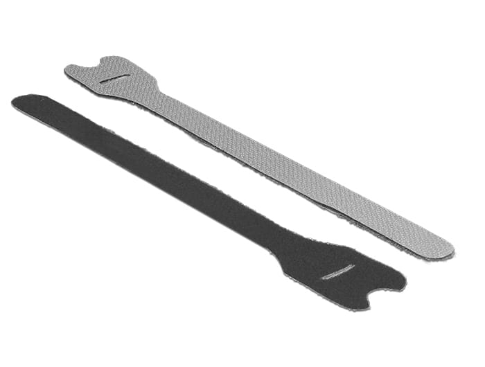 Delock Kabelbinder - 24 cm - Schwarz (Packung