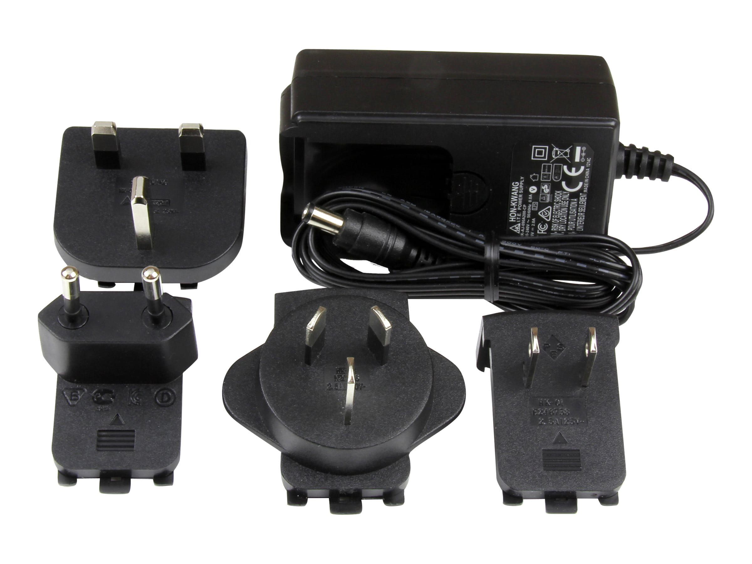 StarTech.com Universal Replacement Power Adapter - DC 9 Volts, 2 Amps Power Adapter (SVA9M2NEUA)