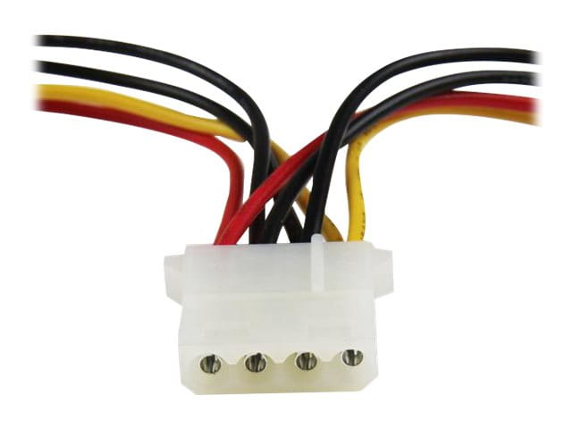 StarTech.com LP4 auf SATA Stromkabel mit Floppy-Stromanschluss - Netzteil - SATA-Stromstecker (M)