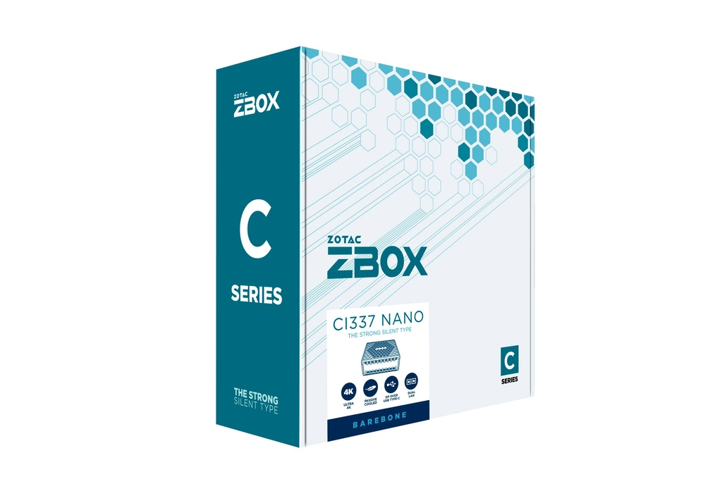 ZOTAC ZBOX C Series CI337 nano - Barebone - Mini-PC