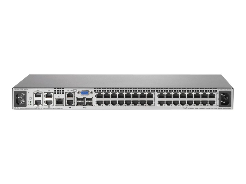 HP HPE IP Console G2 Switch with Virtual Media and CAC 4x1Ex32