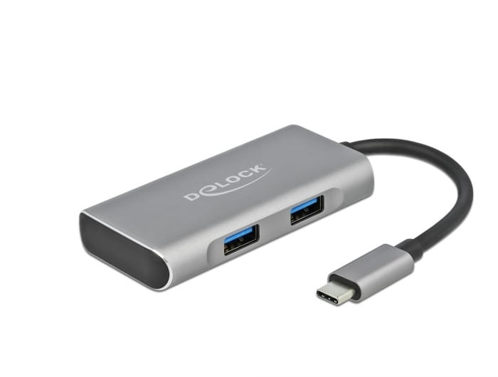 Delock Hub - 3 x USB 3.2 Gen 2 + 1 x USB-C 3.2 Gen 2