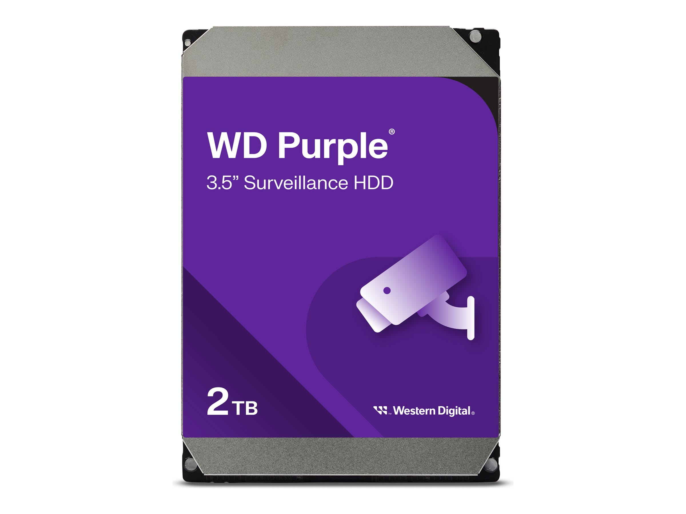 WD Purple Surveillance WD23PURZ - Festplatte - 2 TB - intern - 3.5" (8.9 cm)