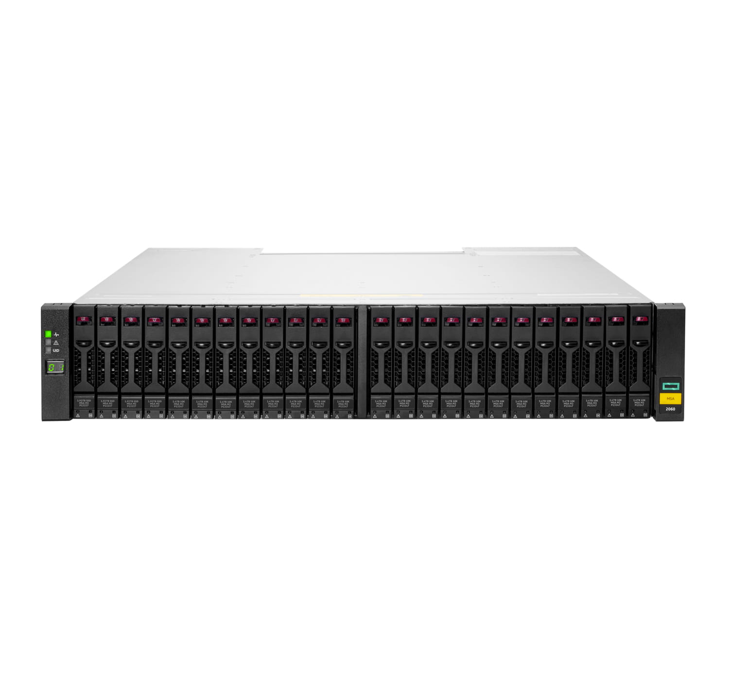 HPE Modular Smart Array 2062 12Gb SAS SFF Storage - 6th Generation - Festplatten-Array - 3.84 TB - 24 Schächte (SAS-3)