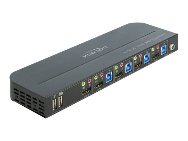 Delock KVM-/Audio-Switch - 4 x KVM/Audio - 1 lokaler Benutzer