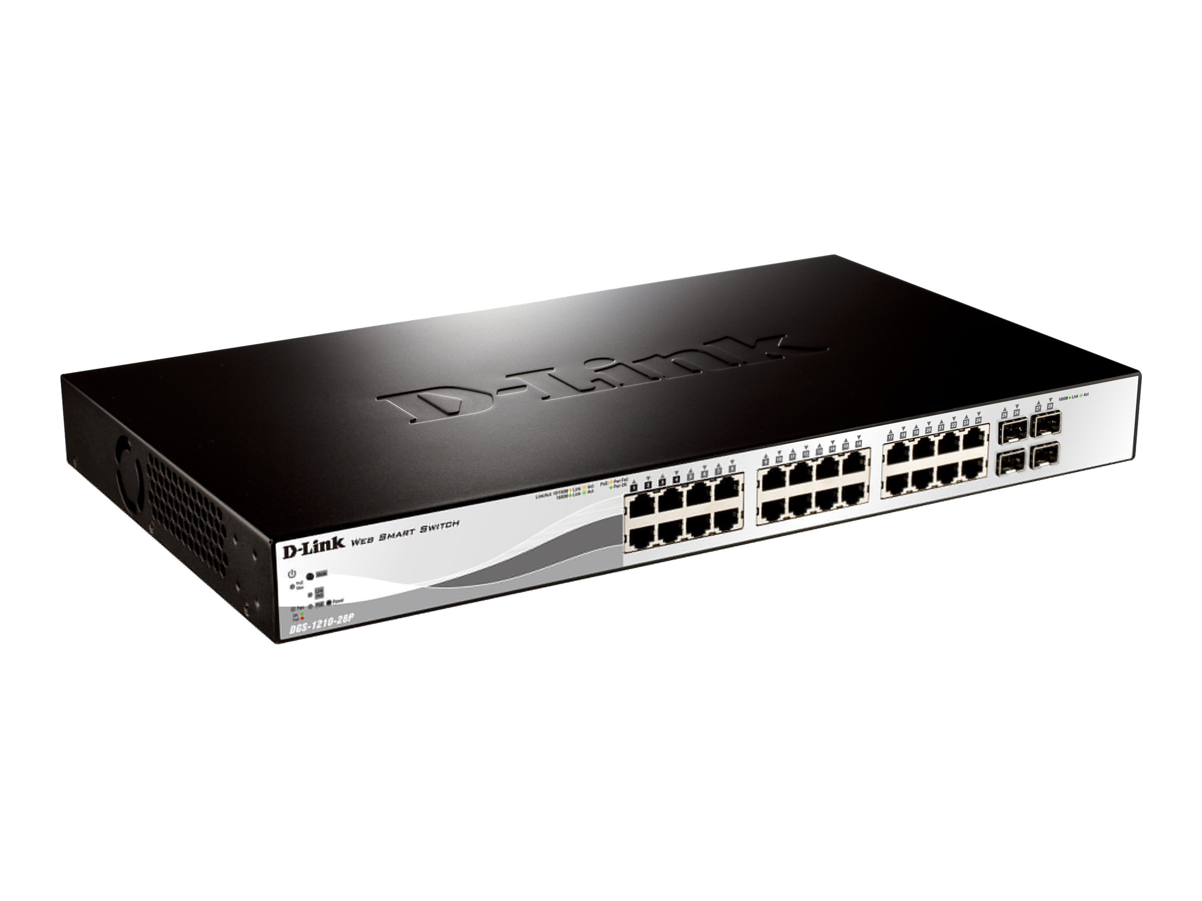 D-Link Web Smart DGS-1210-28P - Switch - managed - 24 x 10/100/1000 (PoE)