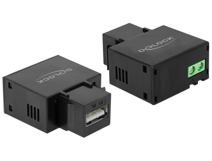 Delock Keystone module - Modulare Eingabe - USB-Ladefunktion