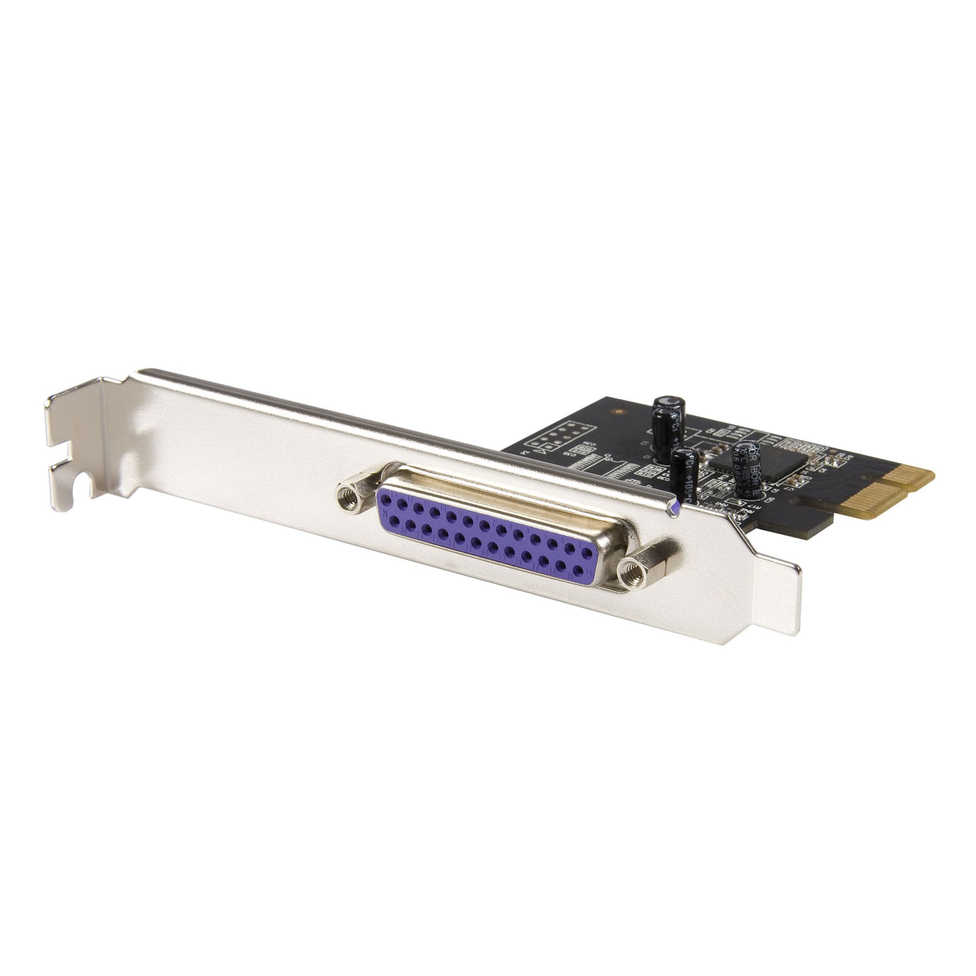 StarTech.com 1 Port PCIe-Erweiterungskarte - PCI-Express zu Parallele Schnittstellenkarte - Desktop-Erweiterungs-LPT-Controller für Drucker, Scanner & Plotter - SPP/ECP - Standard/Low Profile (PEX1P2)