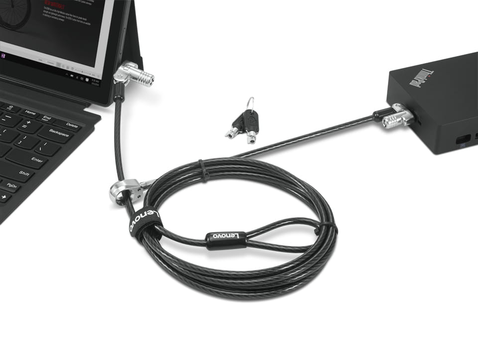 Lenovo Kensington NanoSaver MasterKey Twin Head Lock Cable Lock