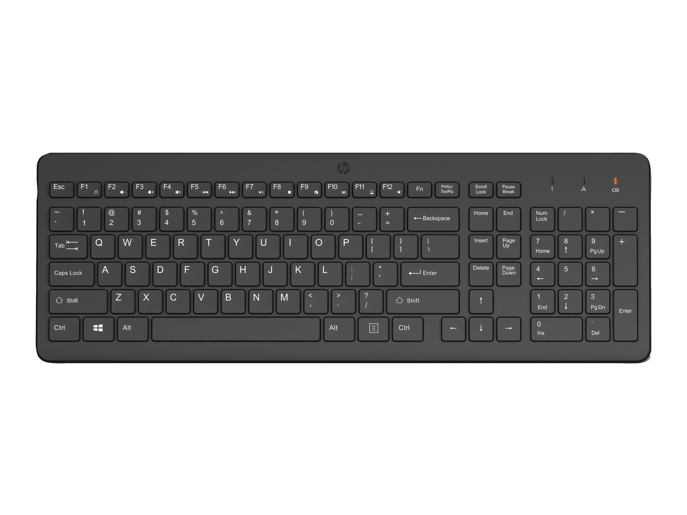 HP 225 - Tastatur - 2,5-Zonen-Layout - kabellos